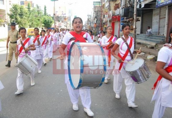 CPI-M’ increasing fear with Safron Colour, as BJP unions’ power getting stronge CPI-M’ increasing fear with Safron Colour, as BJP unions’ power getting stronge